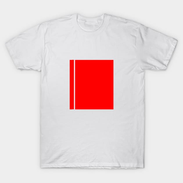 Just red T-Shirt by Illustrator Shirts